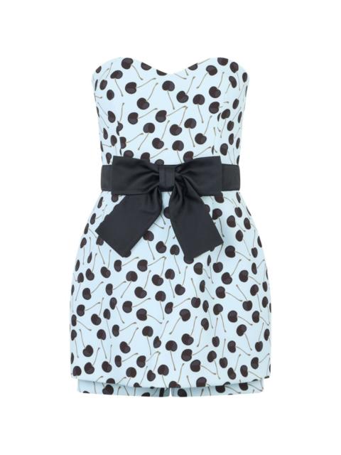 bow mini dress