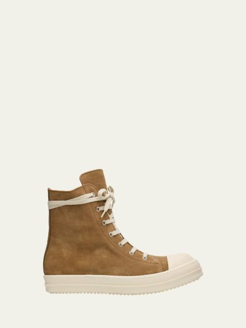 Men's Sneaks Suede High-Top Sneakers