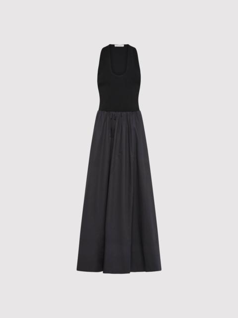 Plunge Neck Dress - Black