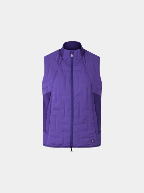 Sia down vest in Violet