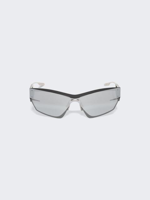 Giv Cut Sunglasses Shiny Palladium And Smoke Mirror