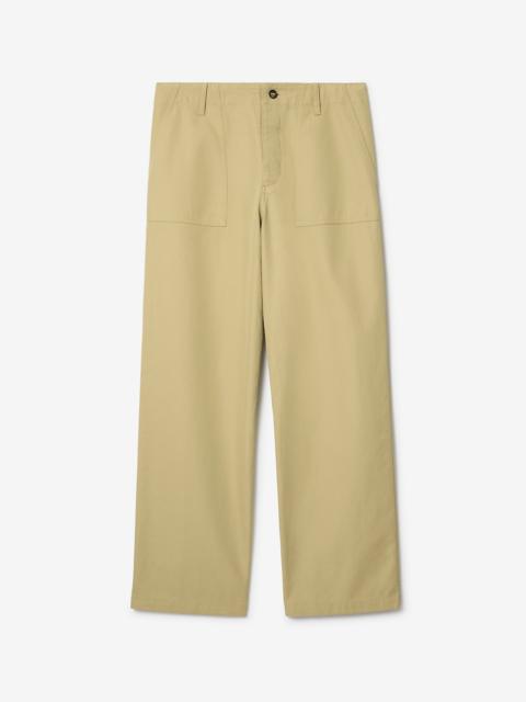 Gabardine Trousers