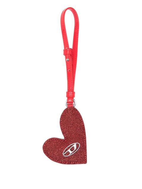 Diesel Play Mirror Heart-logo Charm