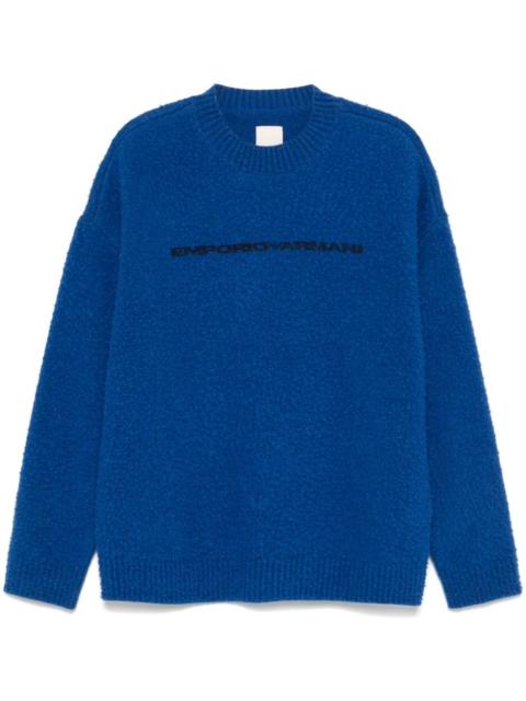 logo-print sweater