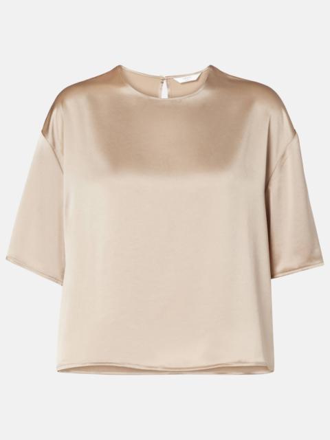 Barb satin T-shirt