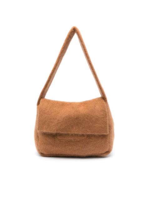 textured shoulder bag