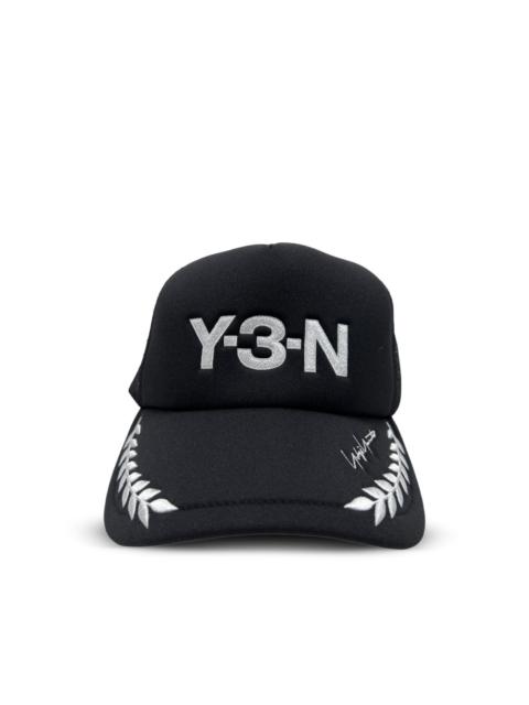 x Neighborhood embroidered-logo trucker cat