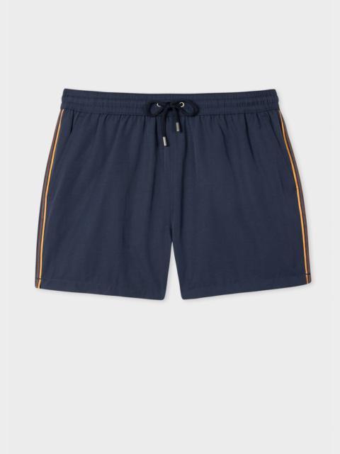 Swim Shorts With 'Artist Stripe' Trim
