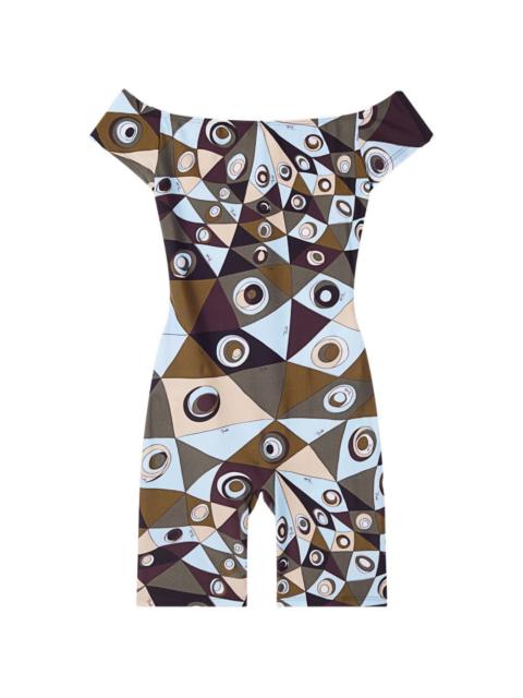 Occhi-print jumpsuit