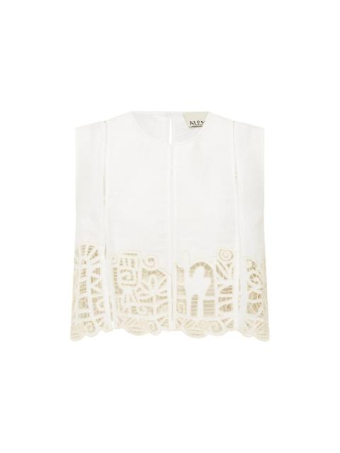 Rosemary Embroidered Top