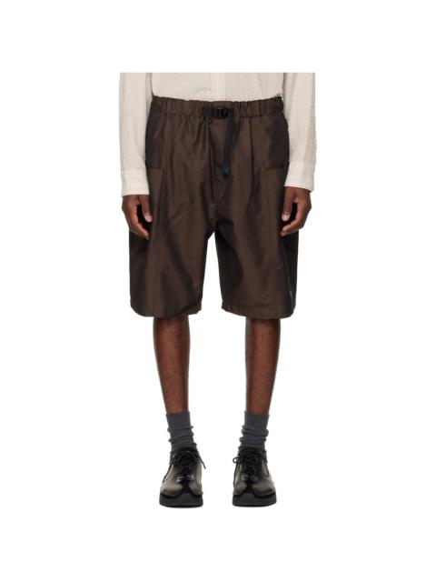 Brown Belted C.S. Shorts