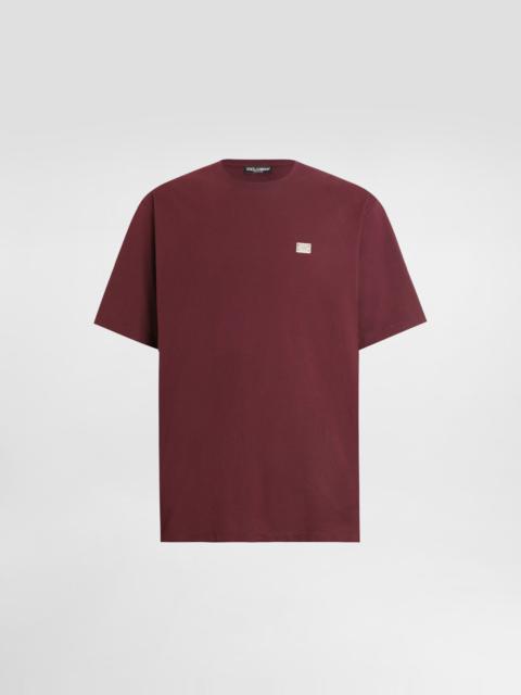 Cotton T-shirt with tag