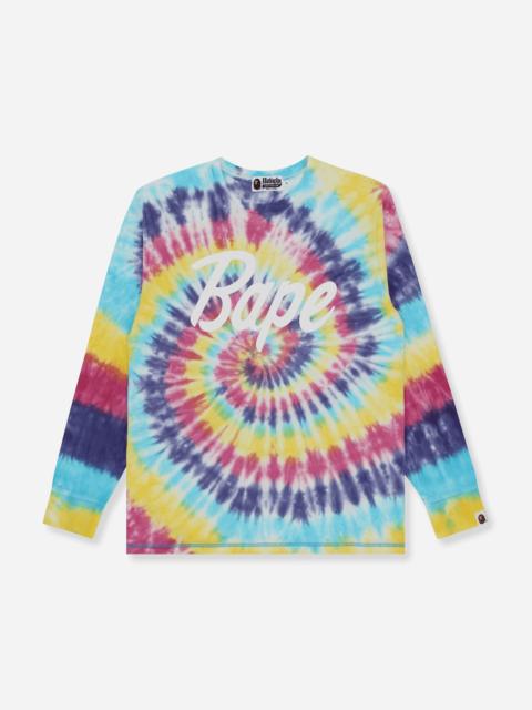 Men's Bape Tie Dye T-Shirt Multicolor