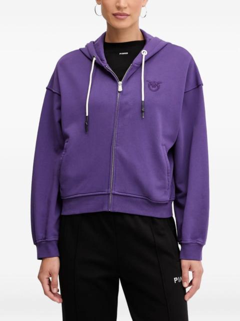 hooded zipped hoodie