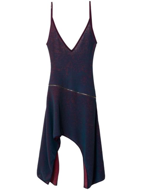 sequinned silk dress