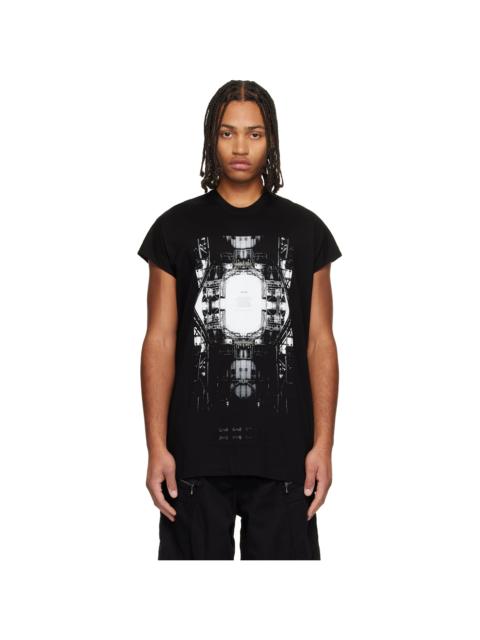 Black Europa Graphic Sleeveless T-shirt