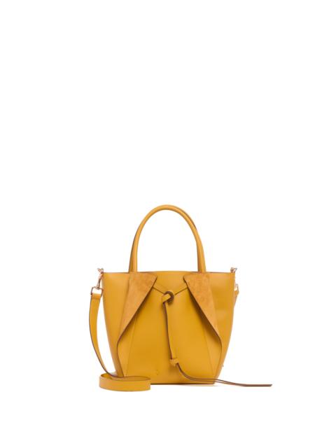 Small Marija Tote Bag in Golden Birch Nappa Leather