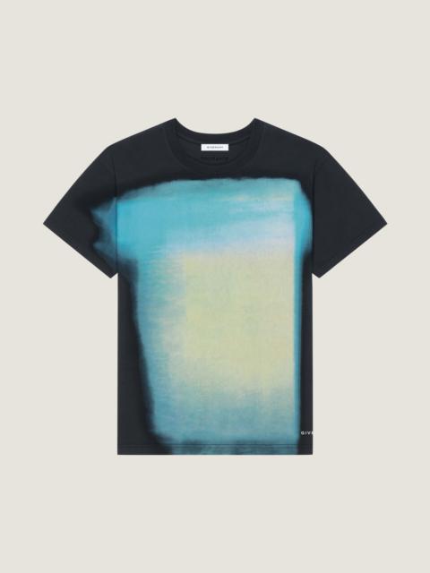 T-SHIRT IN COTTON WITH AFTERNOON LIGHT PRINT