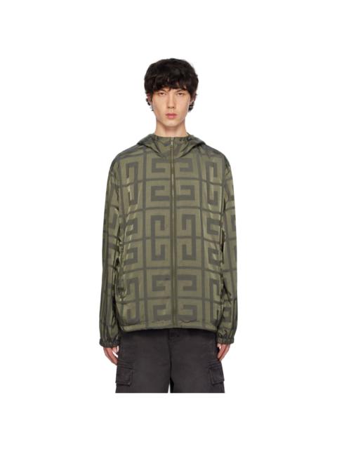 4G-motif taffeta 재킷
