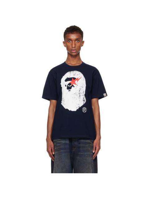 Navy Ape Head T-shirt