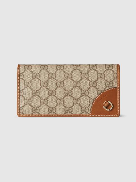 GG Emblem continental wallet