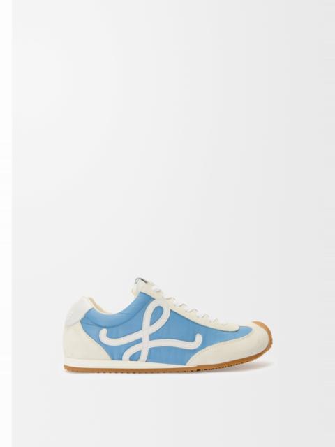 Ballet Runner 2.0 in nylon and calfskin