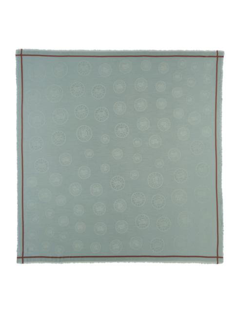 La Médaille Longchamp Shawl Vervain - Cotton blend