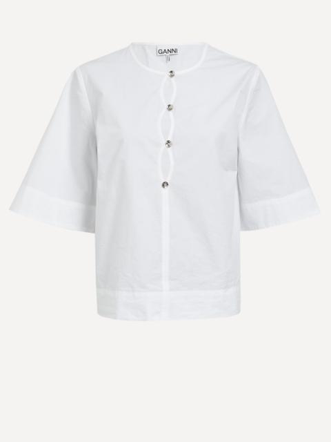 Cotton Poplin Blouse