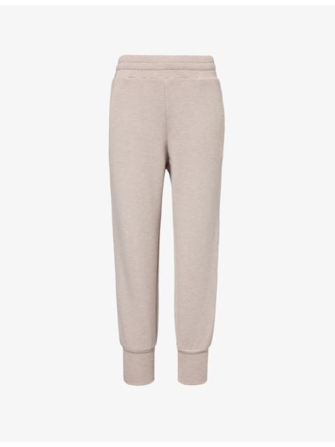 "The Slim Cuff 25"" relaxed-fit mid-rise stretch-woven jogging bottoms"
