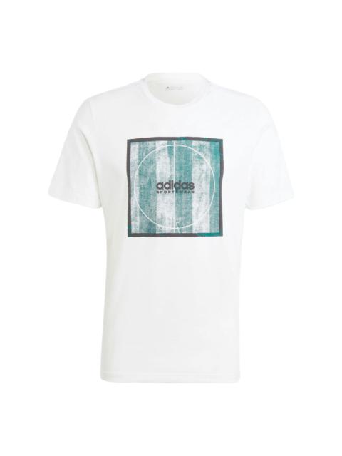 adidas Tiro Box Graphic T-Shirt 'White' II3595