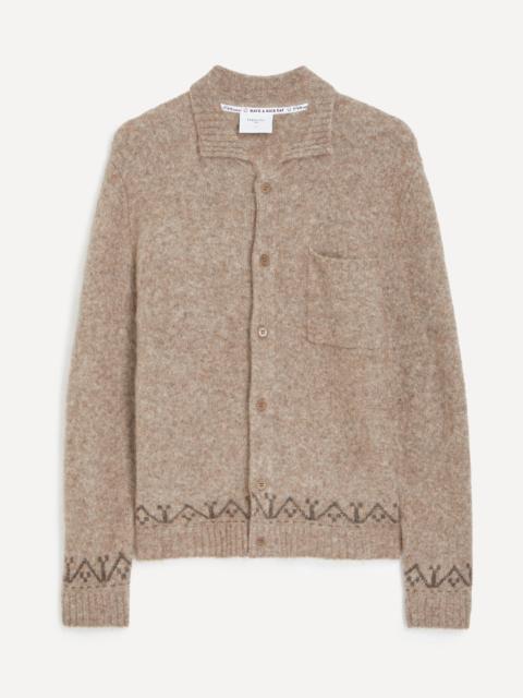 Novel Collared Cardigan