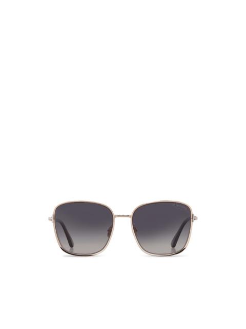 square full rim sunglasses