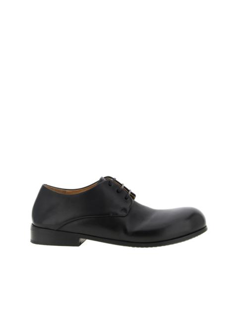 rounded toe derby shoes