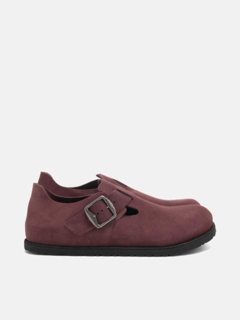 London Suede Deep Burgundy