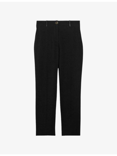 Poupin tailored mid-rise woven trousers