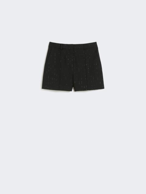 SIBERIA Wool twill shorts