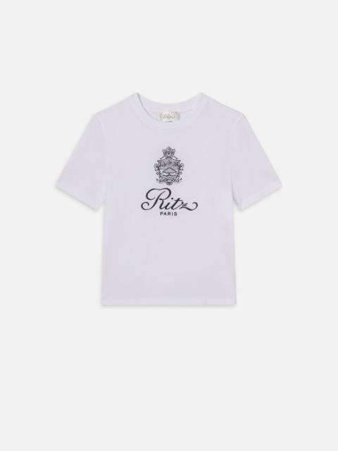 Ritz Solid Baby Tee in White