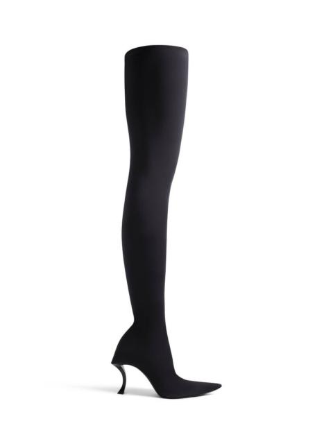 Women's Hourglass 100mm Over-the-knee Boot  in Black