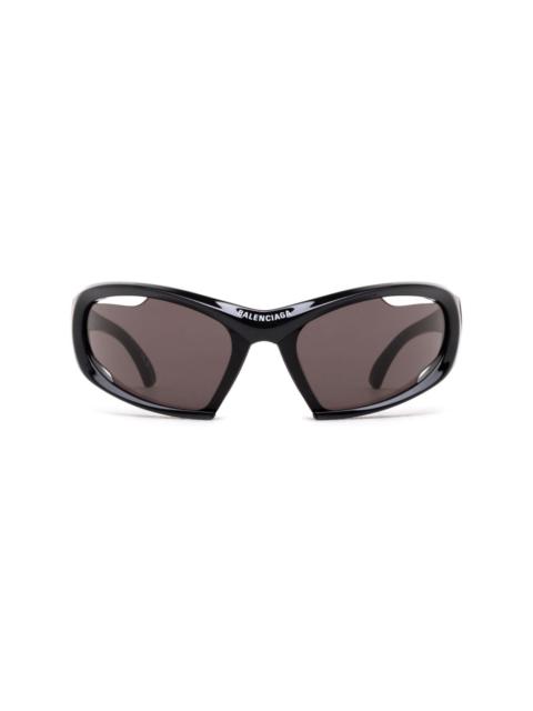 Uni Dynamo Wrap oval-frame sunglasses