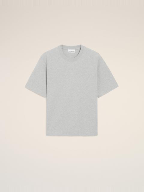 GREY COTTON AMI DE COEUR EMBOSSED T-SHIRT
