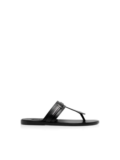 SMOOTH LEATHER T-SANDAL
