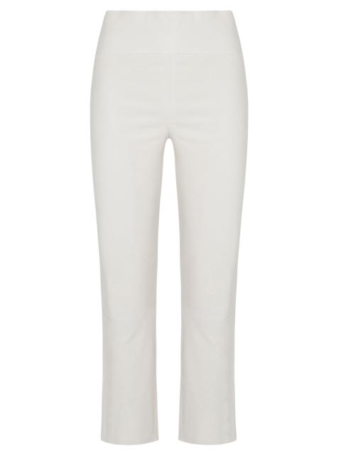 SHELL LEATHER CROP FLARE