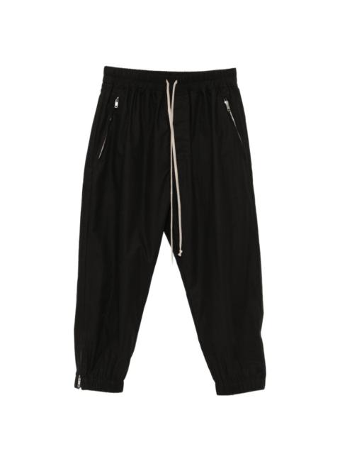 drawstring cropped trousers