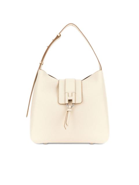 H-buckle shoulder bag