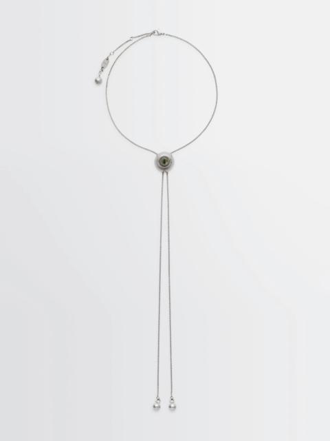 CAT EYE RATTLE BOLO TIE