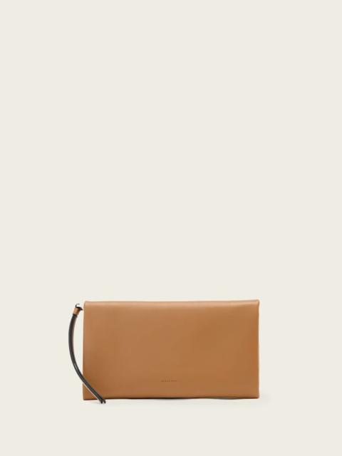 HARLUNA LEATHER CLUTCH BAG