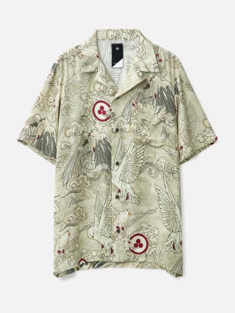 PEACE DOVE CAMP COLLAR SHIRT