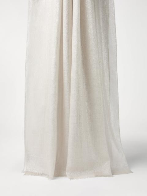 Cashmere and silk sparkling scarf