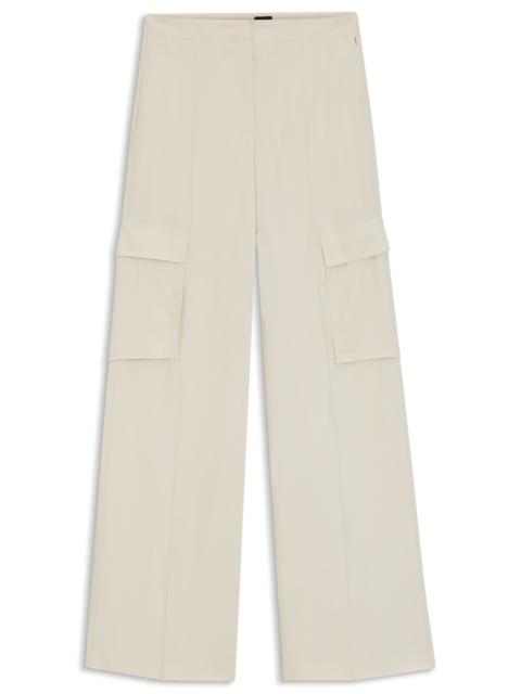 REGULAR-FIT TROUSERS WITH CARGO POCKETS