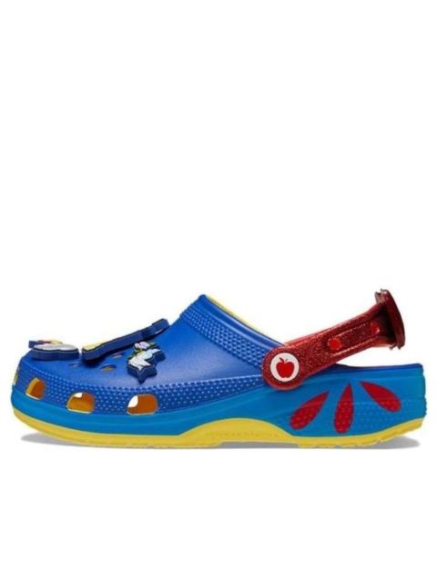 (WMNS) Crocs Snow White Classic Clogs 'Blue Yellow Red' 209483-769